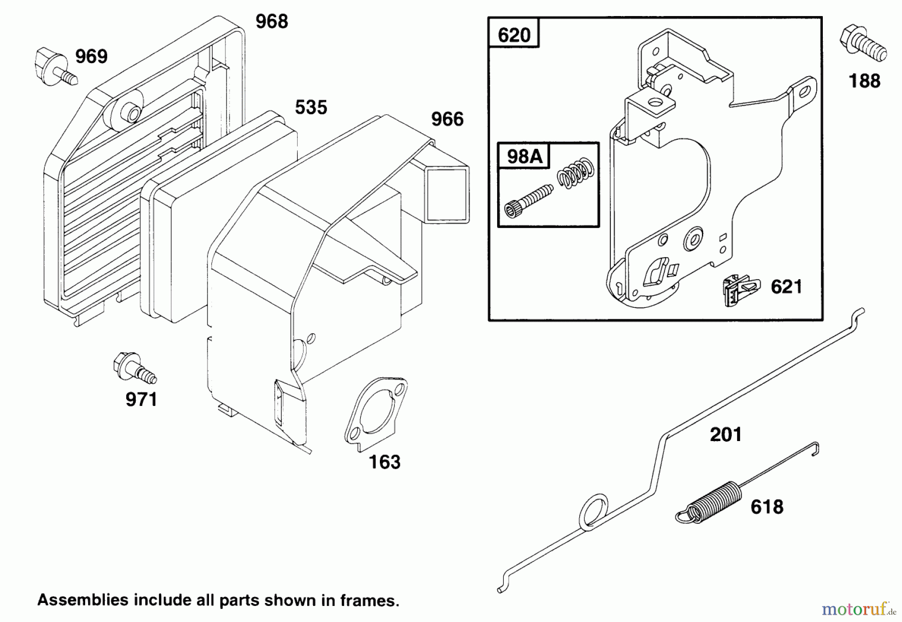  Rasenmäher 22151 - Toro Walk-Behind Mower (SN: 6900001 - 6999999) (1996) ENGINE GTS 150 #4