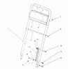 Rasenmäher 22151 - Toro Walk-Behind Mower (SN: 6900001 - 6999999) (1996) Spareparts HANDLE ASSEMBLY