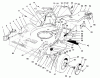 Rasenmäher 22151 - Toro Walk-Behind Mower (SN: 6900001 - 6999999) (1996) Spareparts HOUSING ASSEMBLY