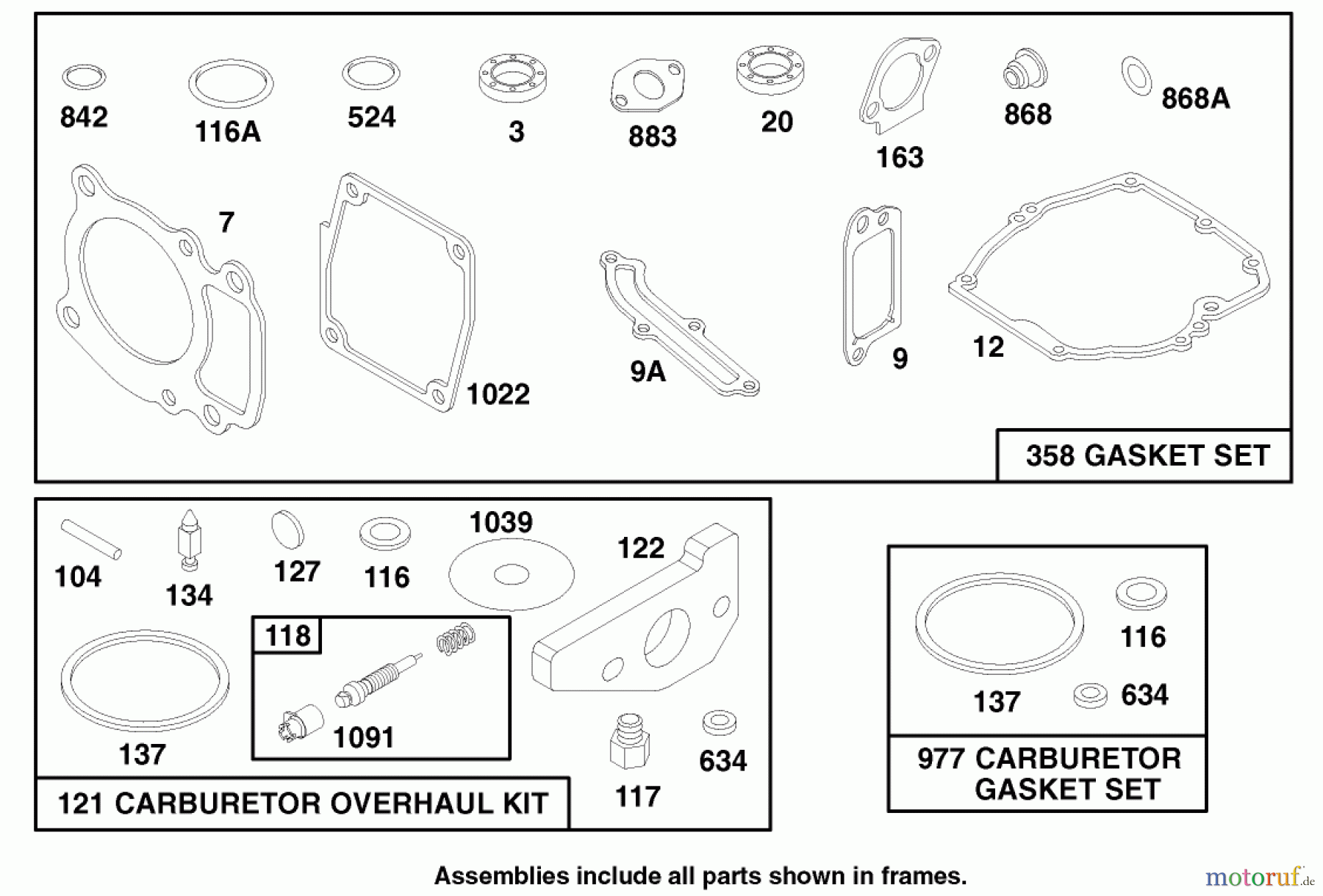  Rasenmäher 22154 - Toro Walk-Behind Mower (SN: 7900001 - 7999999) (1997) ENGINE GTS 150 #8