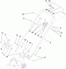 Rasenmäher 22155 - Toro Commercial 21" Lawn Mower (SN: 290000001 - 290999999) (2009) Spareparts HANDLE ASSEMBLY