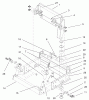 Compact Utility Attachments 22415 - Toro Rotary Broom, Dingo Compact Utility Loader (SN: 990001 - 999999) (1999) Spareparts MAIN MOUNT ASSEMBLY