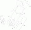 Rasenmäher 22156 - Toro Commercial 21" Lawn Mower (SN: 311000001 - 311999999) (2011) Spareparts HANDLE ASSEMBLY