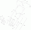 Rasenmäher 22156 - Toro Commercial 21" Lawn Mower (SN: 313000001 - 313999999) (2012) Spareparts HANDLE ASSEMBLY