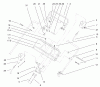 Rasenmäher 22157 - Toro 53cm Recycler/Rear-Bagger Mower (SN: 220000001 - 220999999) (2002) Spareparts HANDLE CONTROL ASSEMBLY