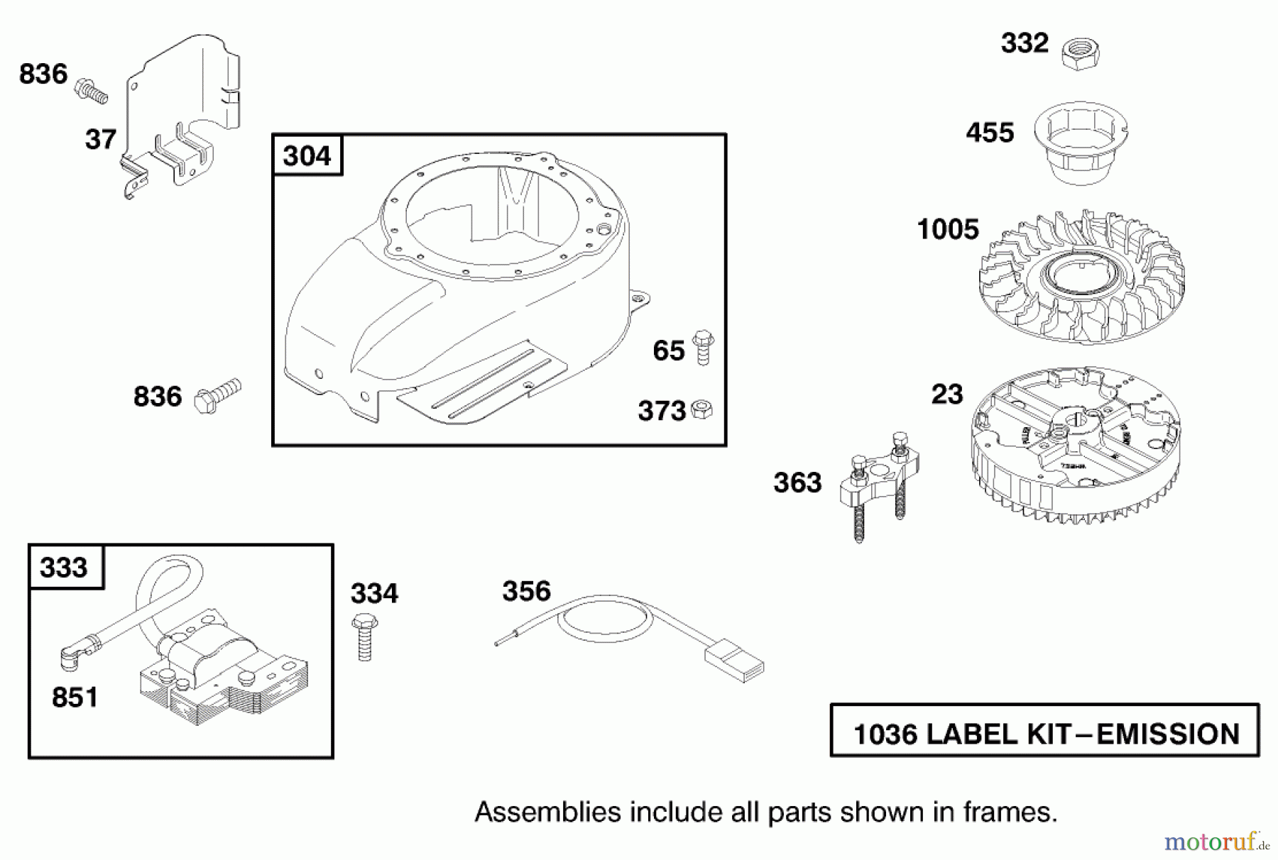  Rasenmäher 22158 - Toro Recycler Rear Bagger Mower (SN: 200000001 - 200999999) (2000) ENGINE GTS-200 #7