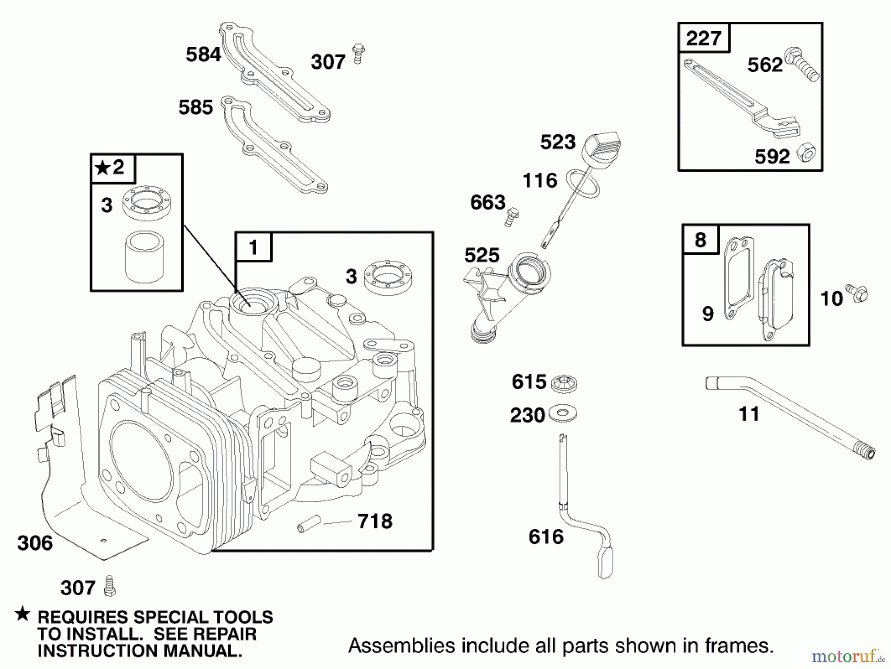  Rasenmäher 22160 - Toro Recycler Mower (SN: 200000001 - 200999999) (2000) ENGINE GTS-200 #1