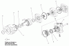 Compact Utility Attachments 22420 - Toro Bore Drive Head Attachment, Dingo Compact Utility Loader (SN: 210000001 - 210999999) (2001) Spareparts HYDRAULIC MOTOR ASSEMBLY NO. 98-8280