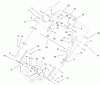 Rasenmäher 22161 - Toro Recycler Mower (SN: 210000001 - 210999999) (2001) Spareparts HANDLE ASSEMBLY