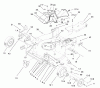 Rasenmäher 22162 - Toro Recycler Mower (SN: 200000001 - 200999999) (2000) Spareparts HOUSING ASSEMBLY