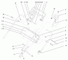 Rasenmäher 22162 - Toro Recycler Mower (SN: 210000001 - 210999999) (2001) Spareparts HANDLE CONTROL ASSEMBLY