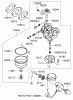 Rasenmäher 22163 - Toro PT21 Trim Mower (SN: 270000001 - 270999999) (2007) Spareparts CARBURETOR ASSEMBLY KAWASAKI FJ180V-AS28