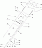 Rasenmäher 22164TE - Toro HD53 Lawn Mower (SN: 280000001 - 280999999) (2008) Spareparts HANDLE ASSEMBLY