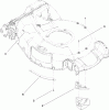 Rasenmäher 22164TE - Toro HD53 Lawn Mower (SN: 280000001 - 280999999) (2008) Spareparts HOUSING ASSEMBLY NO. 108-4750