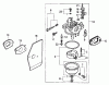 Rasenmäher 22166 - Toro 21" Heavy-Duty Recycler Mower (SN: 240000001 - 240999999) (2004) Spareparts CARBURETOR ASSEMBLY HONDA GXV160K1 A1