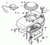 Rasenmäher 22166 - Toro 21" Heavy-Duty Recycler Mower (SN: 240000001 - 240999999) (2004) Spareparts FAN COVER ASSEMBLY HONDA GXV160K1 A1