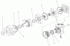 Compact Utility Attachments 22420 - Toro Bore Drive Head Attachment, Dingo Compact Utility Loader (SN: 890001 - 899999) (1998) Spareparts HYDRAULIC MOTOR ASSEMBLY NO. 98-8280