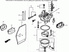 Rasenmäher 22168 - Toro 21" Heavy-Duty Recycler Mower (SN: 240000001 - 240999999) (2004) Spareparts CARBURETOR ASSEMBLY HONDA GXV160K1-N1AH