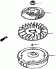 Rasenmäher 22168 - Toro 21" Heavy-Duty Recycler Mower (SN: 260000001 - 260999999) (2006) Spareparts FLYWHEEL ASSEMBLY HONDA GXV160A1 T1AH