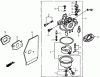 Rasenmäher 22168TE - Toro 53cm Heavy-Duty Recycler Mower (SN: 250000001 - 250999999) (2005) Spareparts CARBURETOR ASSEMBLY HONDA GXV160A1 T1AH