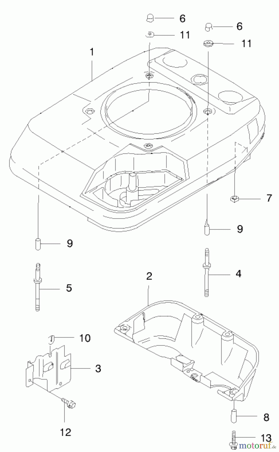  Rasenmäher 22170 - Toro Recycler Mower (SN: 200000001 - 200999999) (2000) COOLING EQUIPMENT