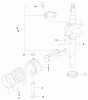 Rasenmäher 22171 - Toro Recycler Mower (SN: 200000001 - 200999999) (2000) Spareparts PISTON/CRANKSHAFT