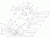 Rasenmäher 22171 - Toro Recycler Mower (SN: 220000001 - 220999999) (2002) Spareparts HANDLE AND CONTROLS ASSEMBLY