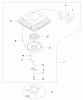 Rasenmäher 22171 - Toro Recycler Mower (SN: 230000001 - 230999999) (2003) Spareparts RECOIL STARTER ASSEMBLY