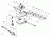 Rasenmäher 22172 - Toro Recycler Mower (SN: 200000001 - 200999999) (2000) Spareparts GEAR CASE ASSEMBLY