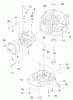 Rasenmäher 22172 - Toro Recycler Mower (SN: 220000001 - 220999999) (2002) Spareparts CYLINDER AND CRANKCASE ASSEMBLY