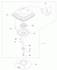 Rasenmäher 22172 - Toro Recycler Mower (SN: 230000001 - 230999999) (2003) Spareparts RECOIL STARTER ASSEMBLY