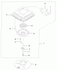 Rasenmäher 22173 - Toro 53cm Heavy-Duty Recycler Mower (SN: 220000001 - 220999999) (2002) Spareparts RECOIL STARTER ASSEMBLY