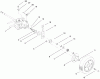 Rasenmäher 22174 - Toro 53cm Heavy-Duty Recycler Mower (SN: 210000001 - 210999999) (2001) Spareparts GEAR CASE AND REAR WHEEL ASSEMBLY