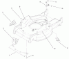 Rasenmäher 22174 - Toro 53cm Heavy-Duty Recycler Mower (SN: 210000001 - 210999999) (2001) Spareparts HOUSING ASSEMBLY NO. 98-7142