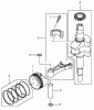 Rasenmäher 22175 - Toro 21" Heavy-Duty Recycler Mower (SN: 240000001 - 240999999) (2004) Spareparts PISTON AND CRANKSHAFT ASSEMBLY