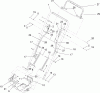 Rasenmäher 22176TE - Toro 53cm Heavy-Duty Recycler Mower (SN: 270000001 - 270999999) (2007) Spareparts HANDLE ASSEMBLY