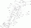 Rasenmäher 22176TE - Toro 53cm Heavy-Duty Recycler Mower (SN: 280000001 - 280999999) (2008) Spareparts HANDLE ASSEMBLY