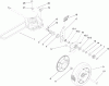 Rasenmäher 22176TE - Toro 53cm Heavy-Duty Recycler Mower (SN: 280000001 - 280999999) (2008) Spareparts REAR DRIVE AND WHEEL ASSEMBLY