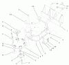 Compact Utility Attachments 22429 - Toro Stump Grinder, Dingo Compact Utility Loaders (SN: 220000001 - 220000200) (2002) Spareparts FRAME AND TOOTH ASSEMBLY