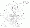 Rasenmäher 22177TE - Toro 53cm Heavy-Duty Recycler Mower (SN: 310000001 - 310999999) (2010) Spareparts HOUSING, CHUTE AND WHEEL ASSEMBLY
