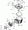 Rasenmäher 22187 - Toro 21" Heavy-Duty Recycler Mower (SN: 270000001 - 270999999) (2007) Spareparts CYLINDER AND CRANKCASE ASSEMBLY KAWASAKI FJ180V-AS31