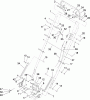 Rasenmäher 22187 - Toro 21" Heavy-Duty Recycler Mower (SN: 310000001 - 310999999) (2010) Spareparts HANDLE ASSEMBLY