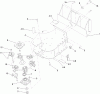 Compact Utility Attachments 22429 - Toro Stump Grinder, Dingo Compact Utility Loaders (SN: 311000001 - 311999999) (2011) Spareparts GRINDER FRAME AND HEAD ASSEMBLY