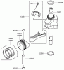 Rasenmäher 22188 - Toro 21" Heavy-Duty Recycler Walk-Behind Mower (SN: 270000001 - 270999999) (2007) Spareparts PISTON AND CRANKSHAFT ASSEMBLY KAWASAKI FJ180V-AS30