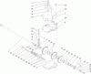 Rasenmäher 22188TE - Toro 53cm Heavy-Duty Recycler Walk-Behind Mower (SN: 313000001 - 313999999) (2013) Spareparts GEAR CASE ASSEMBLY NO. 74-1860