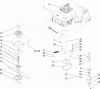 Rasenmäher 22189 - Toro 21" Heavy-Duty Rear Bagger Lawn Mower (SN: 270000001 - 270004000) (2007) Spareparts ENGINE AND BLADE BRAKE CLUTCH ASSEMBLY