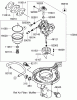 Rasenmäher 22191 - Toro 21" Heavy-Duty Recycler Walk-Behind Mower (SN: 280000001 - 280999999) (2008) Spareparts CARBURETOR ASSEMBLY KAWASAKI FJ180V-AS36