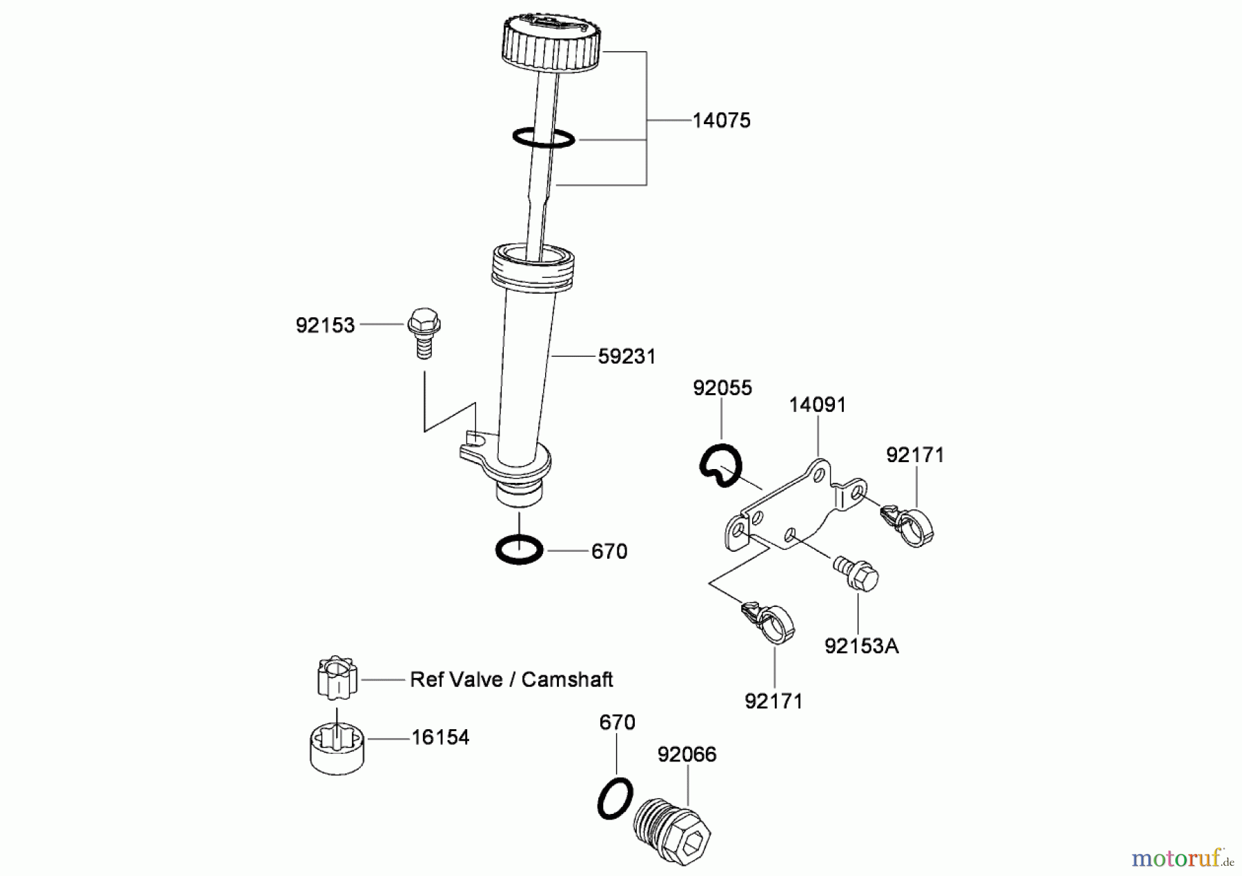  Rasenmäher 22194 - Toro PT21 Trim Mower (SN: 280000001 - 280999999) (2008) LUBRICATION EQUIPMENT ASSEMBLY KAWASAKI FJ180V-AS34