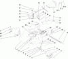 Rasenmäher 22195 - Toro 21" Heavy-Duty Recycler Walk-Behind Mower (SN: 290000001 - 290999999) (2009) Spareparts HOUSING ASSEMBLY