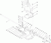 Rasenmäher 22195 - Toro 21" Heavy-Duty Recycler Walk-Behind Mower (SN: 313000001 - 313999999) (2013) Spareparts GEAR CASE ASSEMBLY NO. 74-1860